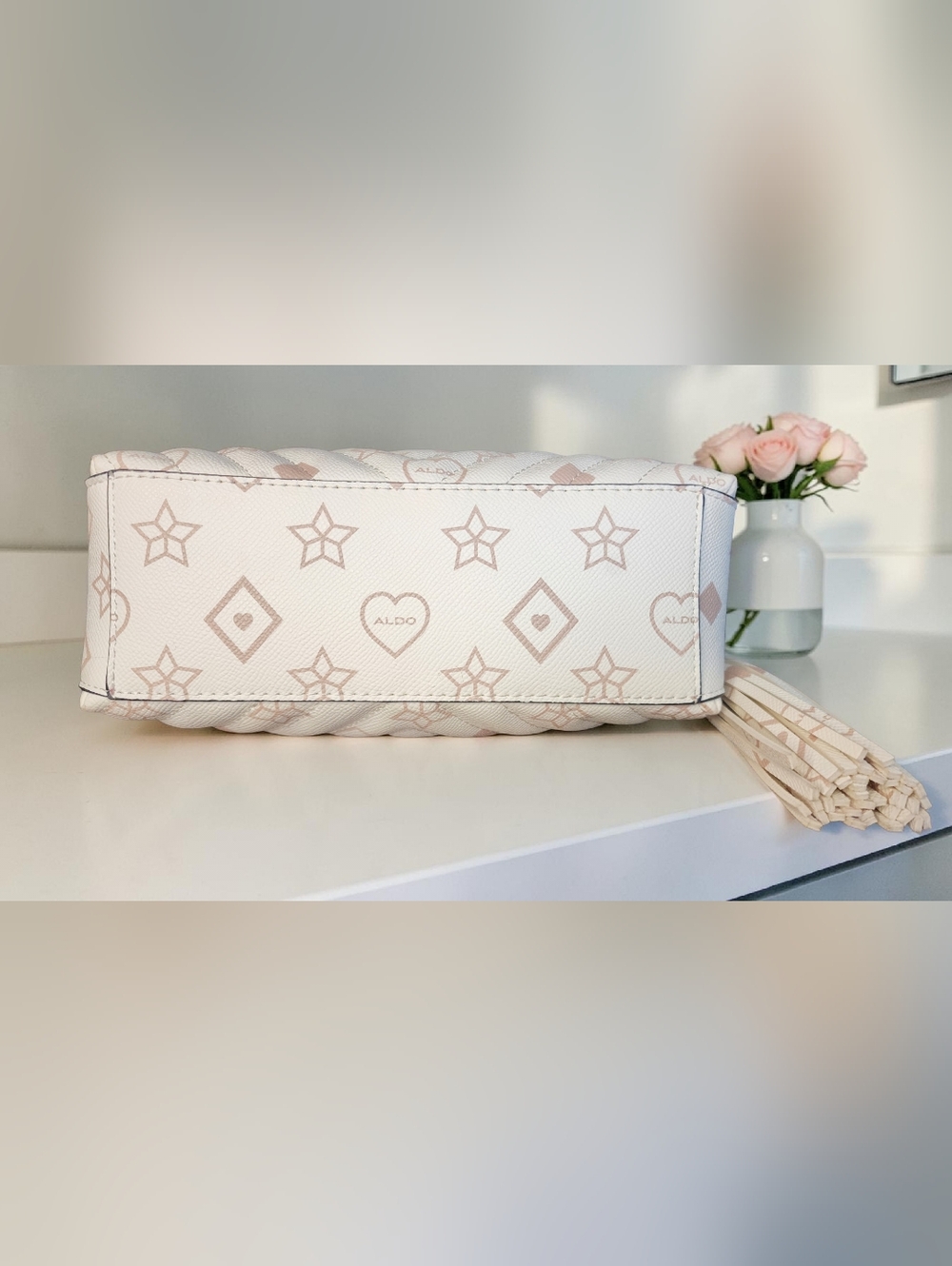 Cream-colored ALDO Crossbody Bag - Picture 6 of 14